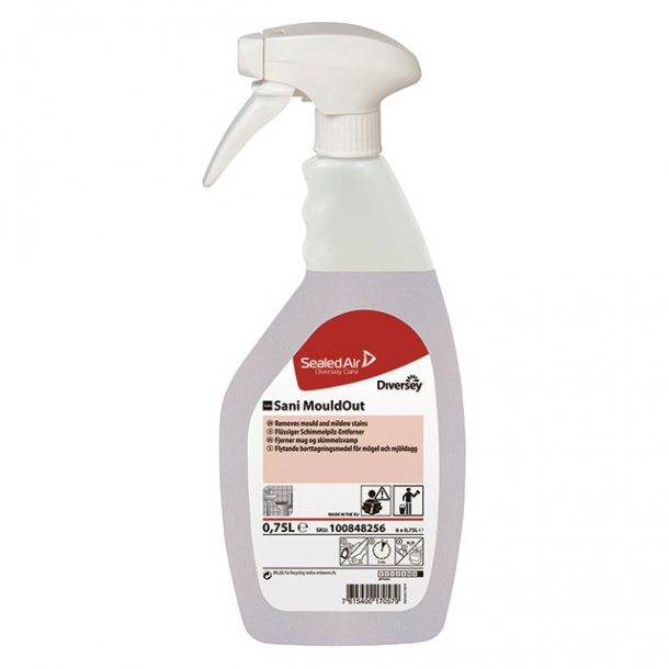 Taski Sani Mouldout 750ml, Mugfjerner p klorbasis