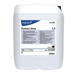 Suma Lima L3 10L, Maskinopvask med klor