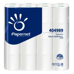 Papernet, Superior Toiletpapir, 32rl, 3-lag, Hvid Nyfiber 