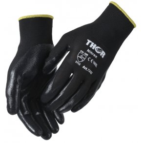Thor Nitrex, strikket Polyester/nitrilhandske 