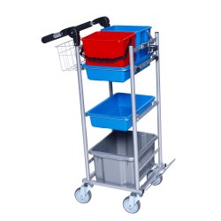 Tina Trolleys Ergo Super kompact, 2 spandsrengringsvogn