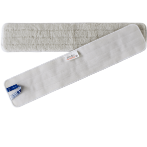 T�rmoppe, Clean Plus Dry Fibre, 60cm hvid med velcro