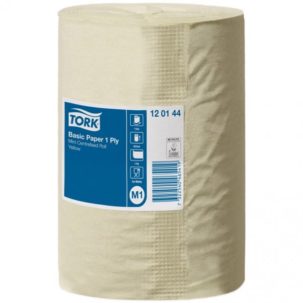 Tork basic gul 1-lag 115mtr