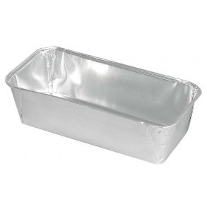 Alu-form, rektangulr med smooth wall, 1000 ml