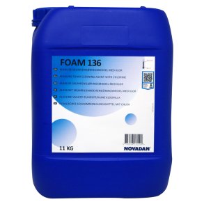 Skumreng�ring med klor Novadan Foam 136 11 kg