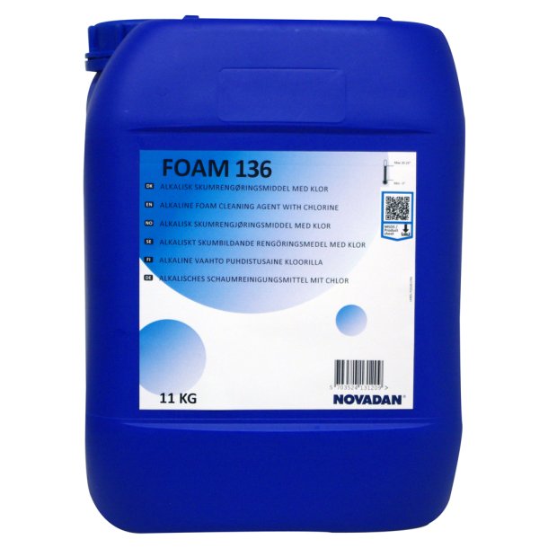 Skumreng�ring med klor Novadan Foam 136 11 kg