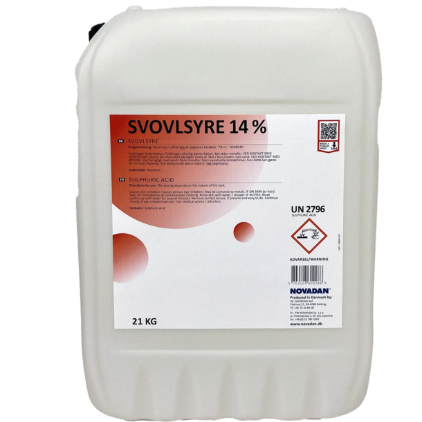 Novadan svovlsyre 14 % 21 kg