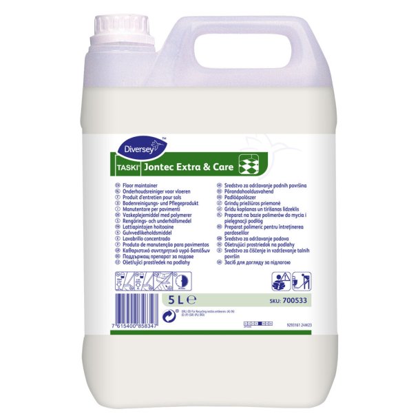TASKI Jontec Extra & Care vaskeplejemiddel 2 x 5 L